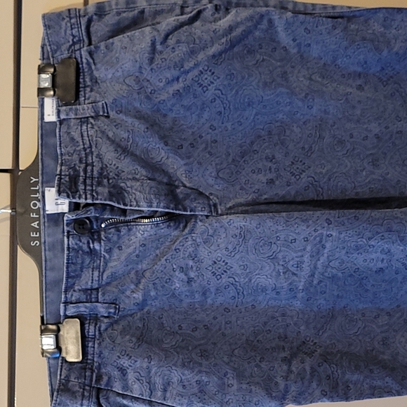 Gap girlfriend chinos paisley print. Sz 6 - Picture 2 of 8